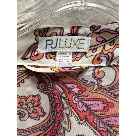 PJ Luxe Robe front tie Woman's Size large - Picture 3 of 6